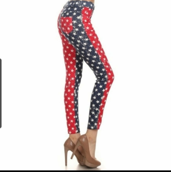 Jeggins with pockets stretch jean material - Picture 3 of 4